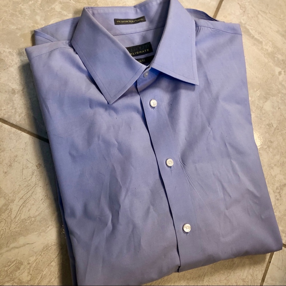 CALIBRATE Dress Shirt- 16.5 Neck, 32/33 Sleeve